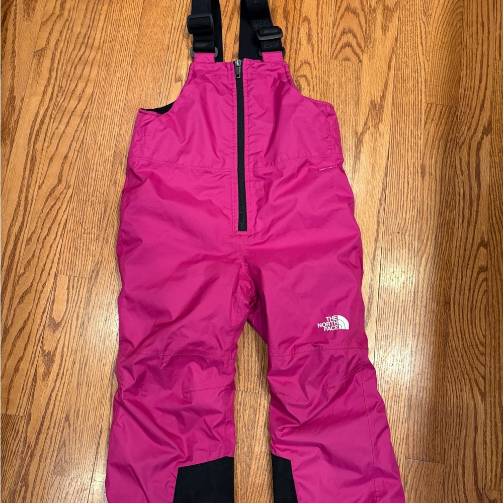 The North Face Pink Snow Bibs